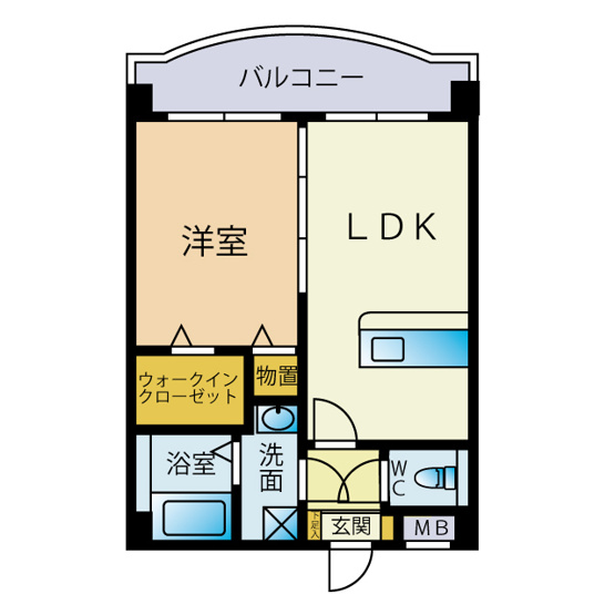 【間取り】 | リシェス博多