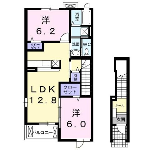【間取り】 | プロムナード壱番館