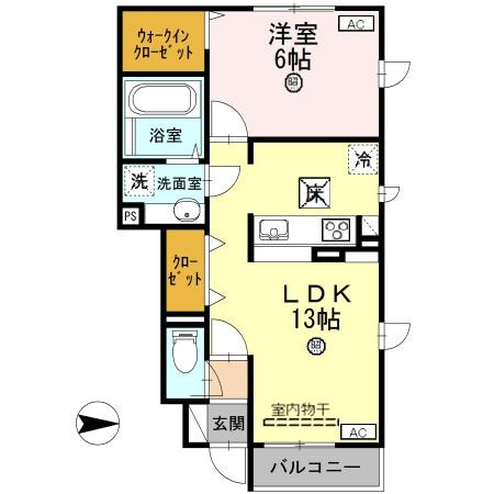 セジュール桜羅の間取り
