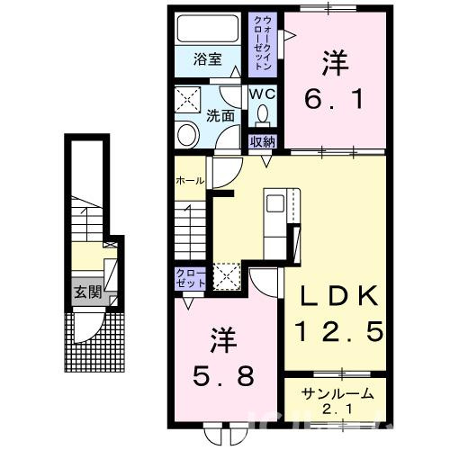 パインエコーの間取り