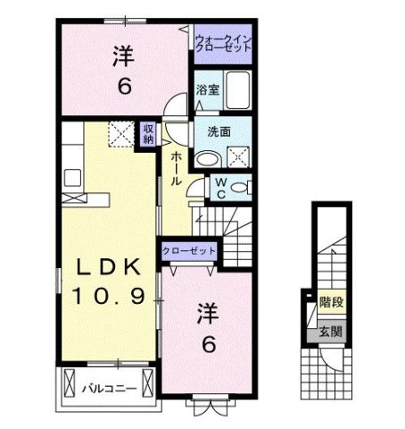 アンヴィーニュの間取り