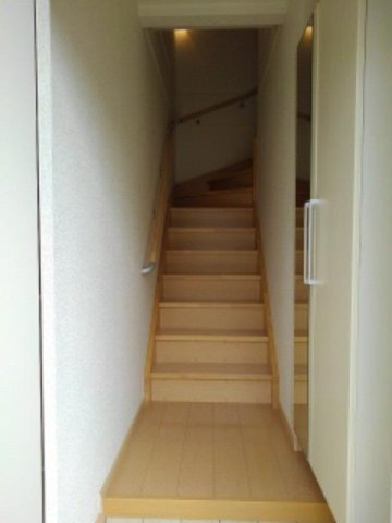 ソレイユ　レヴァーＢの玄関