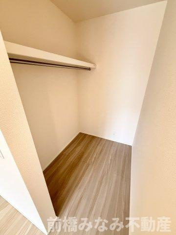 【新築平屋】前橋市下石倉町　限定１棟　リナージュ　新築建売の収納|大きなスペースがあり、収納には困りません