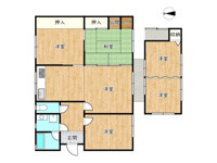 静かなエリアの平屋中古住宅／姫路市緑台1丁目の画像