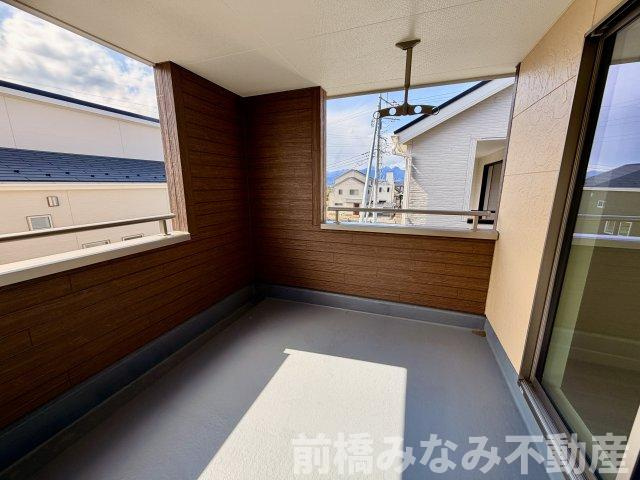 【新築】前橋市富士見町時沢第3　７号棟(全１１棟)　クリエートの家　新築建売分譲のバルコニー|バルコニー付きです