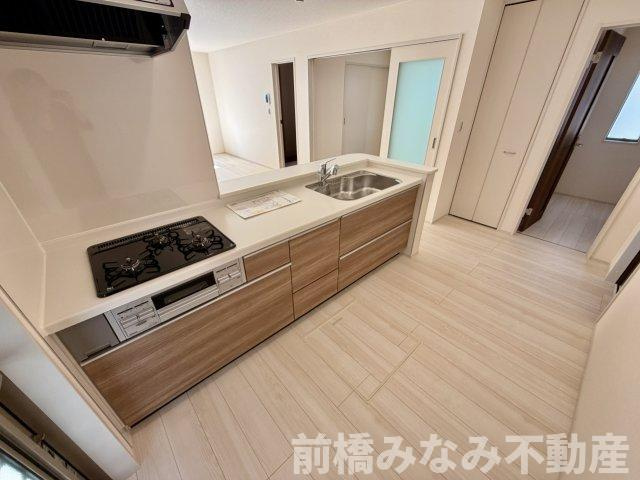 【新築】前橋市富士見町時沢第3　７号棟(全１１棟)　クリエートの家　新築建売分譲のキッチン|お料理しやすいキッチンです