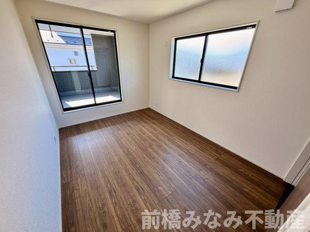 【新築】前橋市富士見町時沢第3　１号棟(全１１棟)　クリエートの家　新築建売分譲の洋室|ゆったりした洋室です