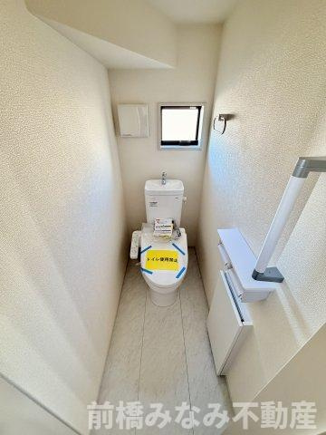 【新築】前橋市富士見町時沢第3　１号棟(全１１棟)　クリエートの家　新築建売分譲のトイレ|ゆったりとした空間のトイレです
