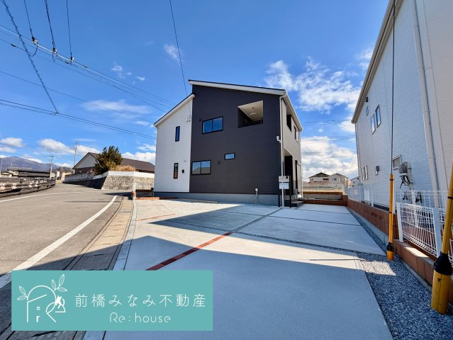 【新築】前橋市富士見町時沢第3　１号棟(全１１棟)　クリエートの家　新築建売分譲の外観|外観もきれいです