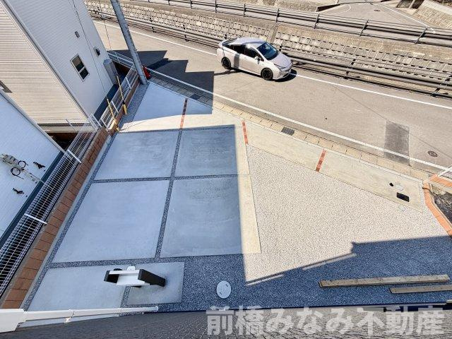 【新築】前橋市富士見町時沢第3　１号棟(全１１棟)　クリエートの家　新築建売分譲の駐車場|駐車場があるので、車を買う予定の方も安心です