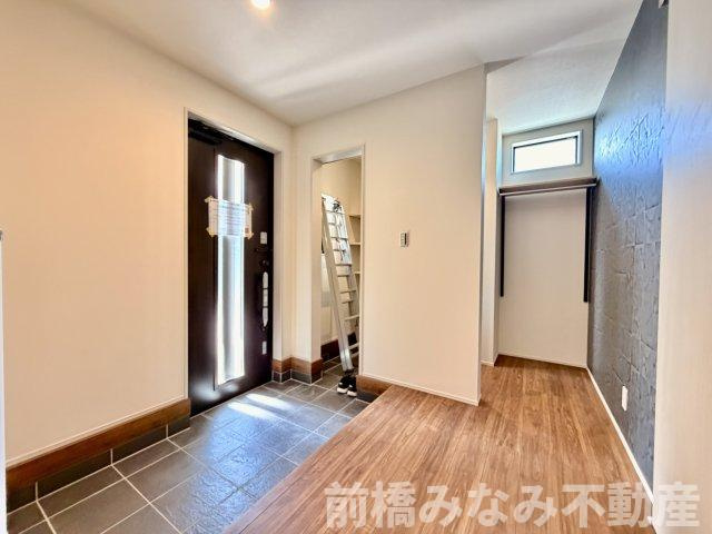【新築】前橋市富士見町時沢第3　６号棟(全１１棟)　クリエートの家　新築建売分譲の玄関|シンプルで使いやすい玄関です