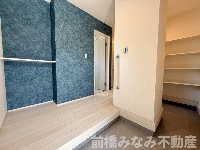 【新築】前橋市富士見町時沢第3　９号棟(全１１棟)　クリエートの家　新築建売分譲の玄関|シンプルで使いやすい玄関です