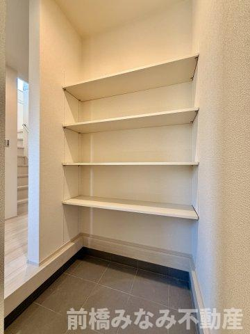 【新築】前橋市富士見町時沢第3　９号棟(全１１棟)　クリエートの家　新築建売分譲の収納|十分な収納スペースがあります