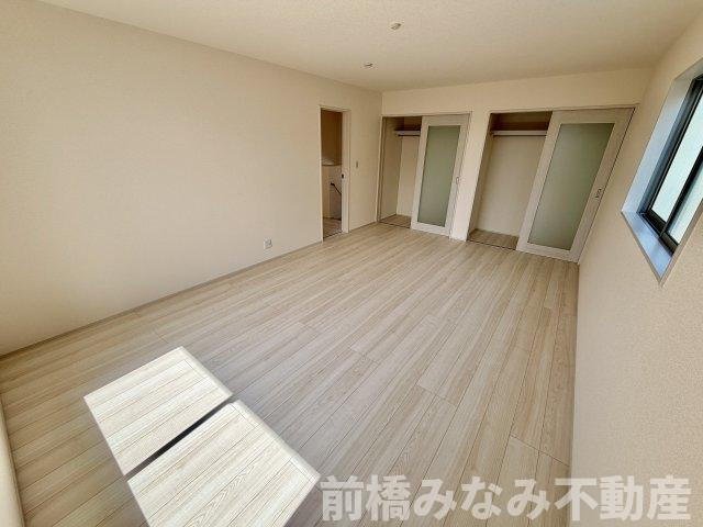 【新築】前橋市富士見町時沢第3　９号棟(全１１棟)　クリエートの家　新築建売分譲の洋室|きれいな洋室です