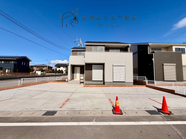 【新築】前橋市富士見町時沢第3　９号棟(全１１棟)　クリエートの家　新築建売分譲の外観|落ち着いた雰囲気の外観です