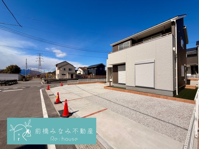 【新築】前橋市富士見町時沢第3　９号棟(全１１棟)　クリエートの家　新築建売分譲の外観|建物外観を気になさる方へ、見た目の良い物件です