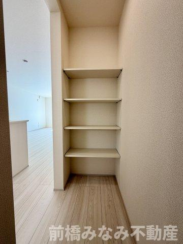【新築】前橋市富士見町時沢第3　９号棟(全１１棟)　クリエートの家　新築建売分譲の収納|収納があります