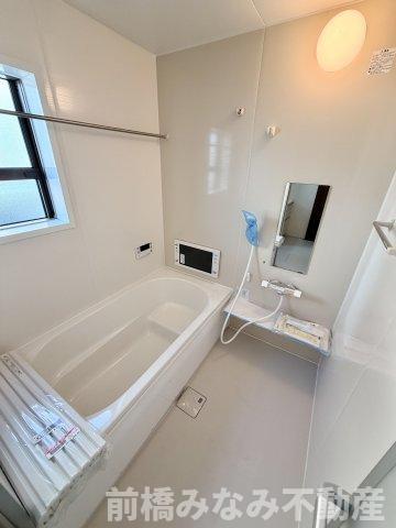 【新築】前橋市富士見町時沢第3　１０号棟(全１１棟)　クリエートの家　新築建売分譲の浴室|コンパクトで使いやすいお風呂です