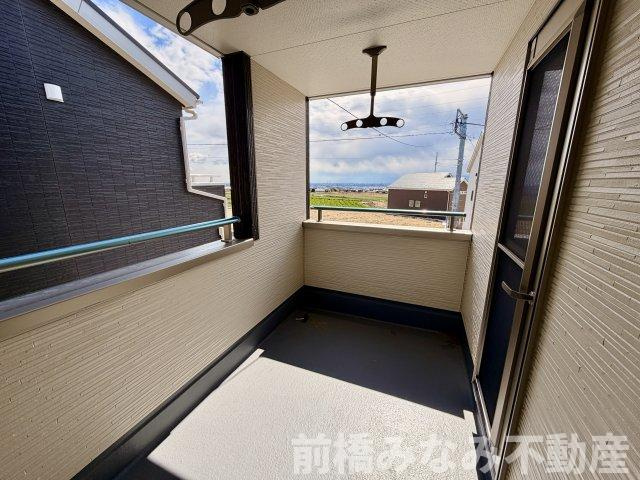 【新築】前橋市富士見町時沢第3　１０号棟(全１１棟)　クリエートの家　新築建売分譲のバルコニー|バルコニーがあります