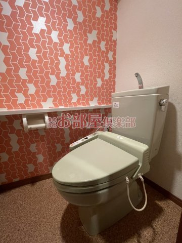 ロッヂングスオークのトイレ|ゆったりとした空間のトイレです