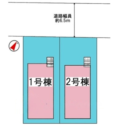収納豊富　LDK17帖　西区狩場台２丁目　2号棟　新築戸建の区画図