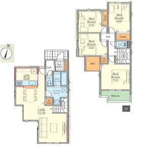 さいたま市北区植竹町　1期　新築一戸建て　FIT-A　01