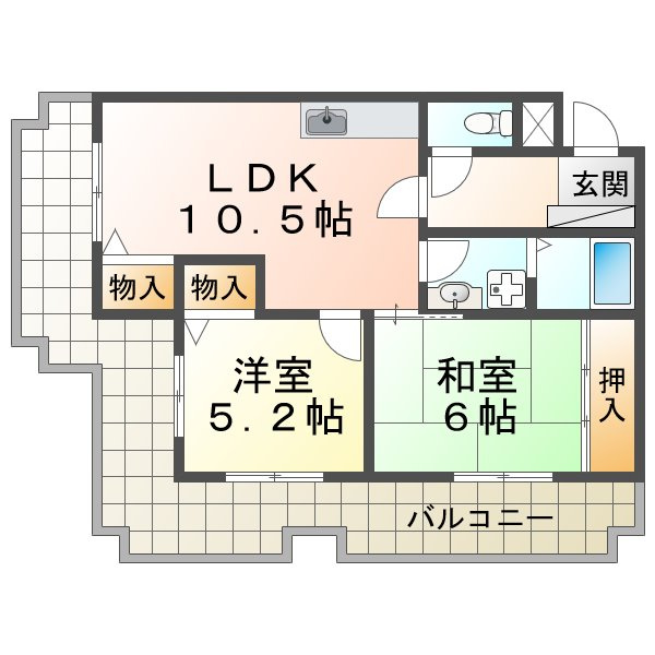 ドムールコスモス美山台の間取り