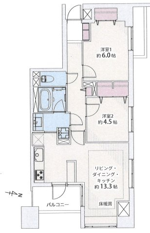 ファミールヒルズ本郷東大前の間取り