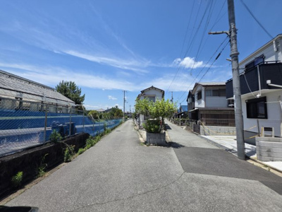 【前面道路含む現地写真】 | 加古川市平岡町新在家新築