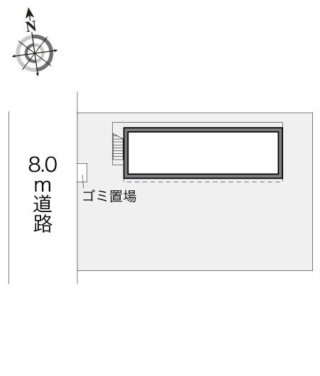 レオパレスアルカディア南水元の区画図