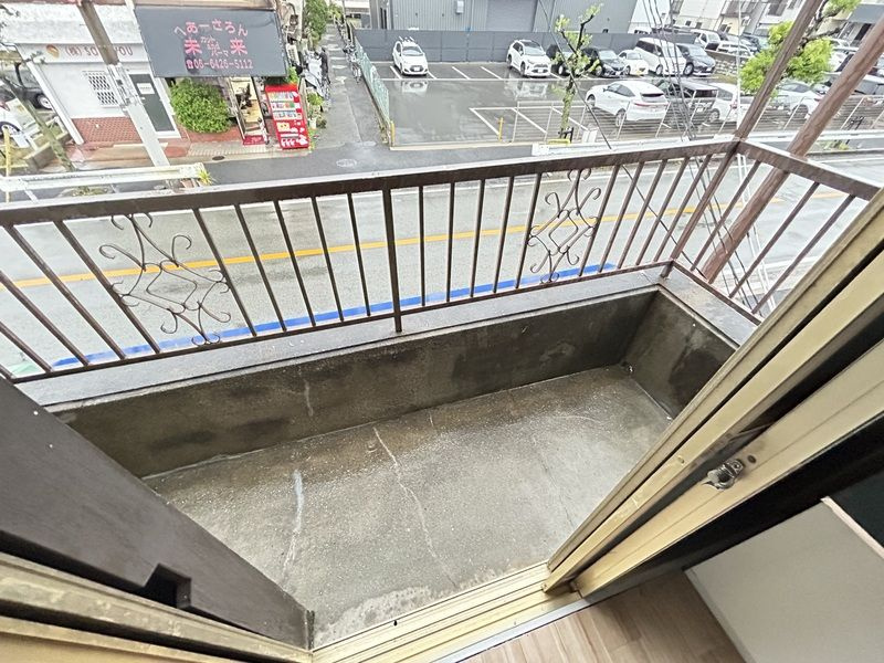 尾浜町テラスのバルコニー