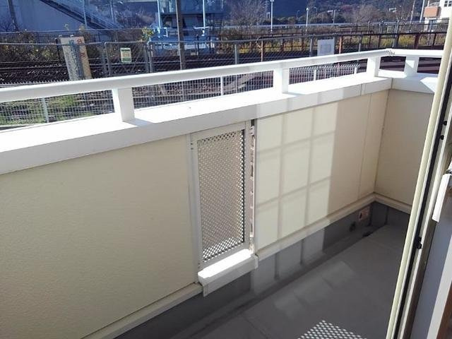 ラフレシールＲのバルコニー