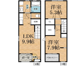 【間取り】 | サンハイムユタカ