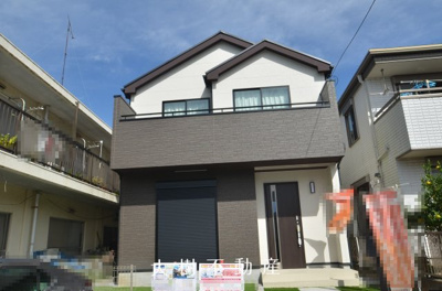 【外観】 | 座間市明王　新築戸建て　全1棟【仲介手数料無料】 | 建物完成しました！！内見可能です♪