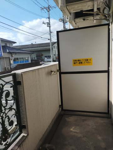 フルリール松浦のバルコニー
