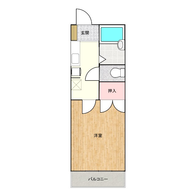 コーポフタバの間取り