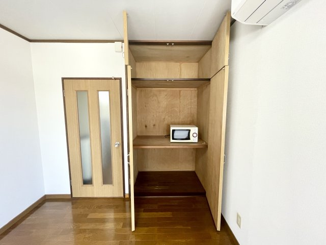 コーポフタバの収納|※反転した間取りの別部屋の写真です。現況優先