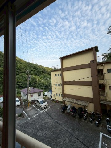 岡本梅林住宅５号棟の展望
