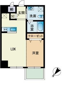グランドヴィラス赤坂の間取り