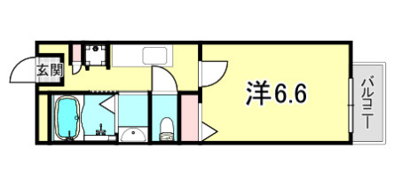 hillcrestの間取り