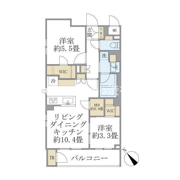 La　Perla　Meguro-higashiyamaⅡの間取り