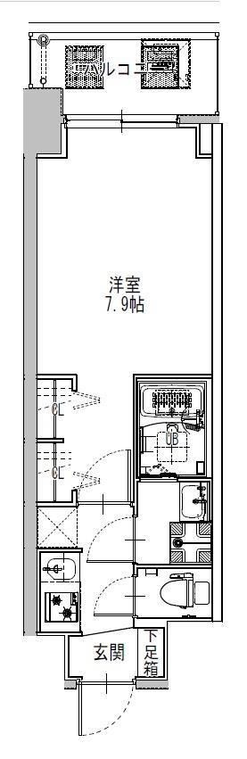 S-RESIDENCE堺筋本町Unoの間取り