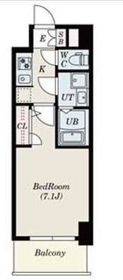 S-RESIDENCE大阪九条Northの間取り