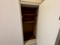 たっぷりとした収納スペースです