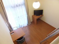 ロフトから見た居室部分です。
