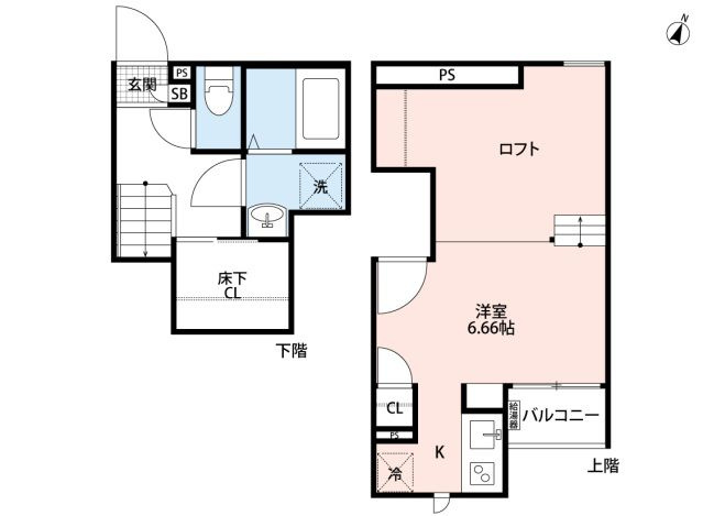ＣＢ鳥栖ヴィレッタの間取り