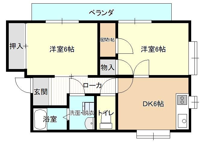 ニャーメゾンの間取り