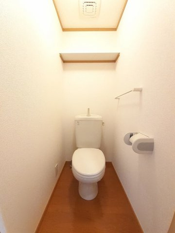 コンパクトで使いやすいトイレです