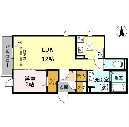 ベーネ・ルミエールの間取り