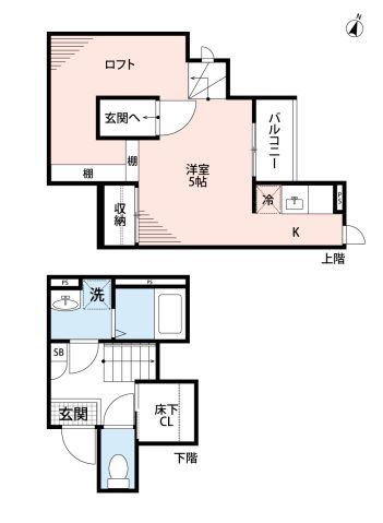ＣＢ鳥栖ルミナスの間取り